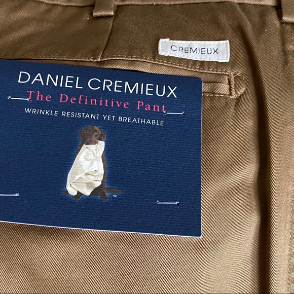 Daniel Cremieux men’s salon pants 33x30 brown nwt - Picture 2 of 5